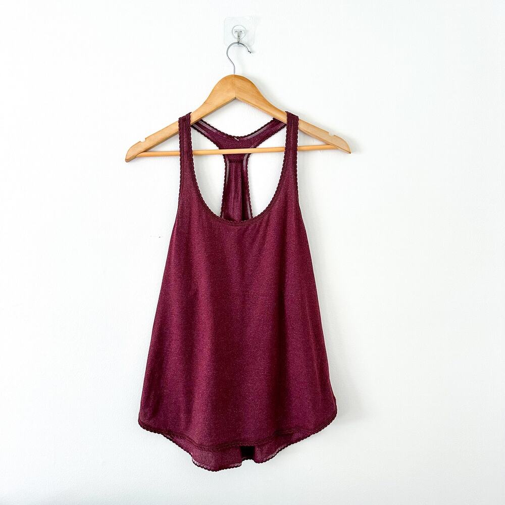 Lululemon 105 F Singlet Yoga Activewear Tank Top Red 4